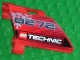 Part No: 44353pb01  Name: Technic, Panel Fairing #23 Large Short, Small Hole, Side B with '8272', Snowflake, and LEGO TECHNIC Logo Pattern (Sticker) - Set 8272
