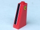 Part No: 4460bpb008R  Name: Slope 75 2 x 1 x 3 - Hollow Stud with Black and White Stripe and Ferrari Logo Pattern Model Right Side (Stickers) - Set 8156