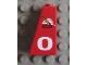 Part No: 4460pb004  Name: Slope 75 2 x 1 x 3 with Firefighter Logo and 0 Pattern Right (Sticker) - Set 8280