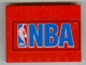 Part No: 4515pb008  Name: Slope 10 6 x 8 with NBA Logo Blue Pattern (Sticker) - Sets 3432 / 3433