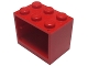 Part No: 4532a  Name: Container, Cupboard 2 x 3 x 2 - Solid Studs