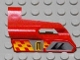 Part No: 47712pb03  Name: Technic, Panel Fairing #24 Small Short, Small Hole, Side B with Number 3, Air Vents and Orange Checkered Racing Pattern (Sticker) - Set 8650