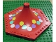 Part No: 4841pb01  Name: Fabuland Merry-Go-Round Type 2 Roof with Spots Pattern (Stickers) - Set 3683