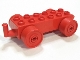 Part No: 4883c02  Name: Duplo Car Base 2 x 6 with Red Wheels and Closed Hitch End