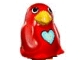 Lot ID: 404175540  Part No: 49841pb01  Name: Primo Animal Bird Small with Medium Blue Heart Pattern