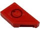 Part No: 5092pb002  Name: Tile, Modified 1 x 2 Wedge Right with Dark Red Circle Pattern (Sticker) - Set 76934