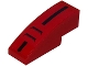 Part No: 50950pb084  Name: Slope, Curved 3 x 1 with Black Stripe and 2 Air Vents on Red Background Pattern (Sticker) - Set 8147