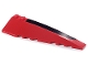 Part No: 50956pb018  Name: Wedge 10 x 3 Right with Black and Red Trim Pattern (Sticker) - Set 8652