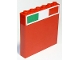 Part No: 59349pb131  Name: Panel 1 x 6 x 5 with Italian Flag on Top Pattern (Sticker) - Set 75913