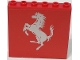 Part No: 59349pb159  Name: Panel 1 x 6 x 5 with Ferrari Logo, Silver Horse on Red Background Pattern (Sticker) - Set 8185