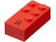 Part No: 60332pb02 Name: Brick, Braille 2 x 4 with 5 Studs with Black Capital Letter N with Tilde (Ñ) Pattern (dots-12456 ⠻) (Spanish, Guarani) Part No: 60332pb02 Name: Brick, Braille 2 x 4 with 5 Studs with Black Capital Letter N with Tilde (Ñ) Pattern (dots-12456 ⠻) (Spanish, Guarani)