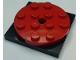 Part No: 60474c01  Name: Turntable 4 x 4 x 2/3 Top with Black Square Base, Free-Spinning (60474 / 61485)