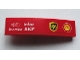 Part No: 61678pb098R  Name: Slope, Curved 4 x 1 with 'MAGNETI MARELLI', 'brembo', 'infor', 'SKF' and ups and Shell Logos Pattern Model Right Side (Sticker) - Set 75913