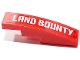 Part No: 61678pb188R Name: Slope, Curved 4 x 1 with White 'LAND BOUNTY' Pattern Model Right Side (Sticker) - Set 70677 Part No: 61678pb188R Name: Slope, Curved 4 x 1 with White 'LAND BOUNTY' Pattern Model Right Side (Sticker) - Set 70677