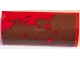 Part No: 6191pb018R  Name: Slope, Curved 1 x 4 x 1 1/3 with Red Mud Splotches Pattern (Sticker) - Set 70907