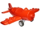 Part No: 62681cx2  Name: Duplo Airplane Small with Rear Cargo Bay, Light Bluish Gray Wheels Assembly, Large Propeller Pin