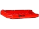 Part No: 62812pb05  Name: Boat, Rubber Raft, Large with 'FIRE 60086' and Fire Logo Pattern on Both Sides (Stickers) - Set 60086