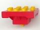 Part No: 6297c01  Name: Duplo, Toolo Turntable 4 x 4 Base with Yellow Top Plate and Screw