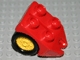 Part No: 6347c01  Name: Duplo Wheel Double Assembly with 4 Studs and Hitch