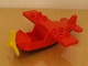Lot ID: 276060195  Part No: 6354c04  Name: Duplo Airplane Small Wings on Top with Black Bottom with Yellow Propeller