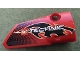 Part No: 64391pb066  Name: Technic, Panel Fairing # 4 Small Smooth Long, Side B with Black Flames and LEGO Technic Logo Pattern (Sticker) - Set 8051