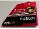Part No: 64680pb037  Name: Technic, Panel Fairing #14 Large Short Smooth, Side B with 'PELZER GROUP', 'HUBLOT', 'ANSYS' and UPS Logo Pattern (Sticker) - Set 42125