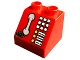Lot ID: 270815646  Part No: 6474pb17  Name: Duplo, Brick 2 x 2 x 1 1/2 Slope 45 with Telephone Handset, 9 Buttons, and 3 Speed Dial Buttons Pattern