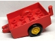 Part No: 6505c01  Name: Duplo Trailer with Hitch Ends