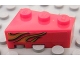 Part No: 6564pb12  Name: Wedge 3 x 2 Right with Dual Orange Flame Pattern Model Left Side (Sticker) - Set 8484