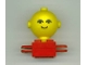 Part No: 685px1c01  Name: Homemaker Figure Torso Assembly and Yellow Head with Eyes and Smile Pattern