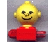 Part No: 685px3c01  Name: Homemaker Figure Torso Assembly and Yellow Head with Eyes, Freckles and Smile Pattern