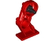 Part No: 70943pb01  Name: Large Figure Leg Mechanical Right with Molded Black Rotation Joint Pin Pattern