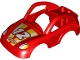 Lot ID: 339083909  Part No: 73549pb02  Name: Duplo Car Body Coupe with Headlights, White '12' and 'SPEED' Pattern