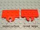 Part No: 737a  Name: Plate, Modified 2 x 4 with Train Coupler Open for Magnet