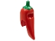 Lot ID: 410605301  Part No: 80505pb01  Name: Minifigure, Headgear Head Cover, Costume Chili Pepper with Green Stem Pattern