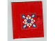 Lot ID: 413996383  Part No: 838pb02  Name: Homemaker Cupboard Door 4 x 4 with White and Blue Flower Pattern (Sticker) - Set 294