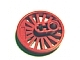 Part No: 85489a  Name: Train Wheel RC, Spoked with Technic Axle Hole and Counterweight, 30 mm D. (Blind Driver)