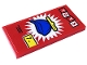 Part No: 87079pb0896  Name: Tile 2 x 4 with 'TOYS', Number 7 and Blue Propeller Hat Pattern (Sticker) - Set 60233