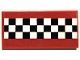Part No: 87079pb1356  Name: Tile 2 x 4 with Black and White Checkered Pattern (Sticker) - Set 75889