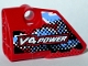 Part No: 87080pb001  Name: Technic, Panel Fairing # 1 Small Smooth Short, Side A with 'V4 POWER' Pattern (Sticker) - Set 8048