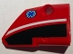 Part No: 87086pb013  Name: Technic, Panel Fairing # 2 Small Smooth Short, Side B with EMT Star of Life Pattern (Sticker) - Set 8068