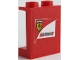 Part No: 87552pb071  Name: Panel 1 x 2 x 2 with Side Supports - Hollow Studs with 'SCUDERIA FERRARI' Logo Pattern (Sticker) - Set 75879