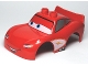 Lot ID: 267877143  Part No: 88765pb02  Name: Duplo Car Body 2 Top Studs and Spoiler with Cars Lightning McQueen Looking Right Pattern