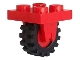 Part No: 8c02  Name: Plate, Modified 2 x 2 with Wheel Holder Bottom and Red Wheel with Black Tire Offset Tread Small (8 / 3464 / 3641)