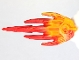 Part No: 92212pb01  Name: Hero Factory Weapon Accessory, Flame with Marbled Bright Light Orange Pattern