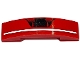 Part No: 93273pb219 Name: Slope, Curved 4 x 1 x 2/3 Double with Black Air Vent and White Stripe Pattern (Sticker) - Set 75882 Part No: 93273pb219 Name: Slope, Curved 4 x 1 x 2/3 Double with Black Air Vent and White Stripe Pattern (Sticker) - Set 75882