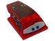 Lot ID: 353609870  Part No: 93591pb17  Name: Wedge 6 x 4 x 1 1/3 with 4 x 4 Base with Blue Eyes and Mud Splotches Pattern