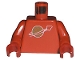 Part No: 973p90c02  Name: Torso Space Classic Moon Pattern / Red Arms / Red Hands