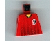 Lot ID: 389835217  Part No: 973pb0171  Name: Torso Soccer Black Fading Stripes and Number 9 Front and Back Pattern