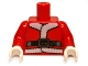 Part No: 973pb1243c01  Name: Torso Santa Jacket with Fur and Black Belt Pattern / Red Arms / White Hands